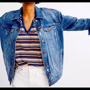 Madewell oversized denim jacket